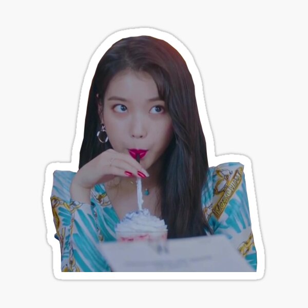 Hotel Del Luna IU sip sticker Sticker