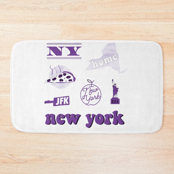 Item preview, Purple Watercolor New York US State Sticker Pack designed and sold by The-Goods.