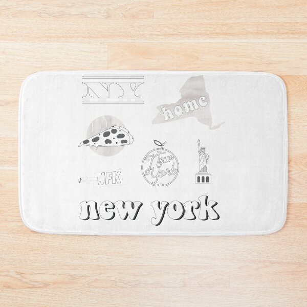 Item preview, White Watercolor New York US State Sticker Pack designed and sold by The-Goods.