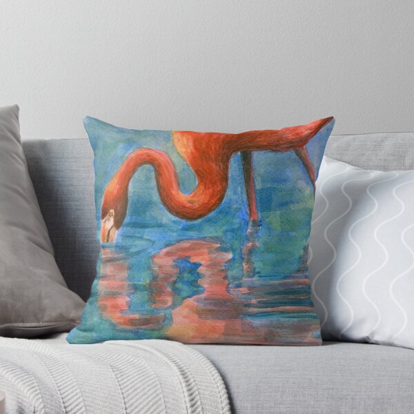 Item preview, Pink Flamingo Watercolor designed and sold by RB-float.
