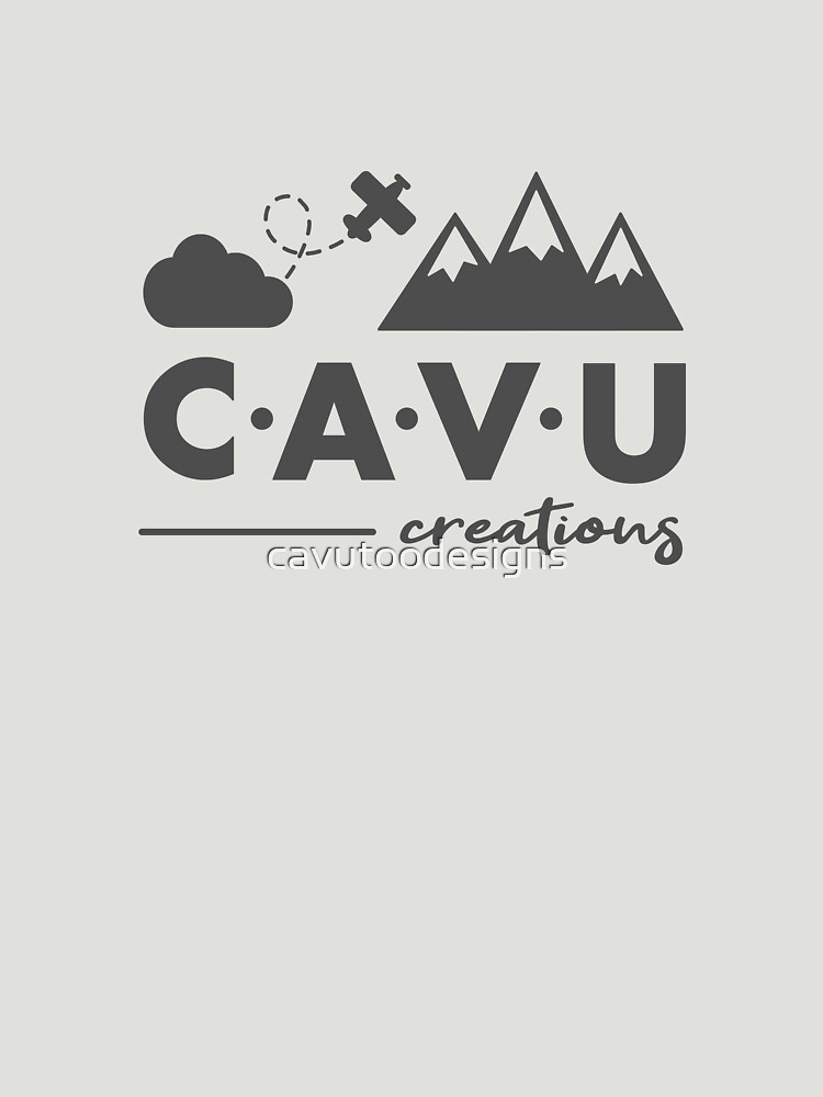 Cavu Shirt Vintage : "new Cavu Logo" T-shirt By Cavutoodesigns