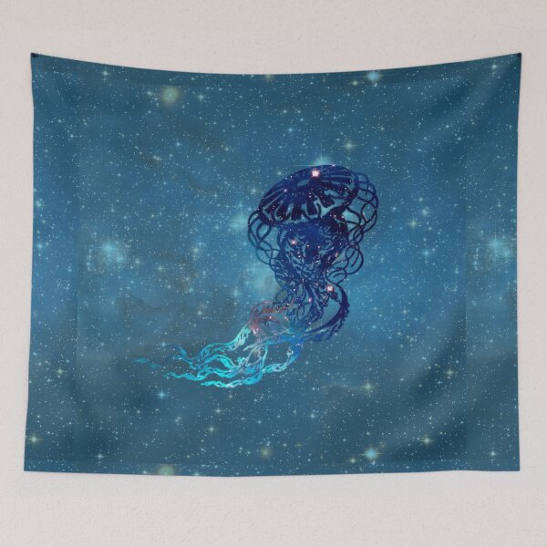 Item preview, Blue Galactic Jelly Fish designed and sold by Bluepress.