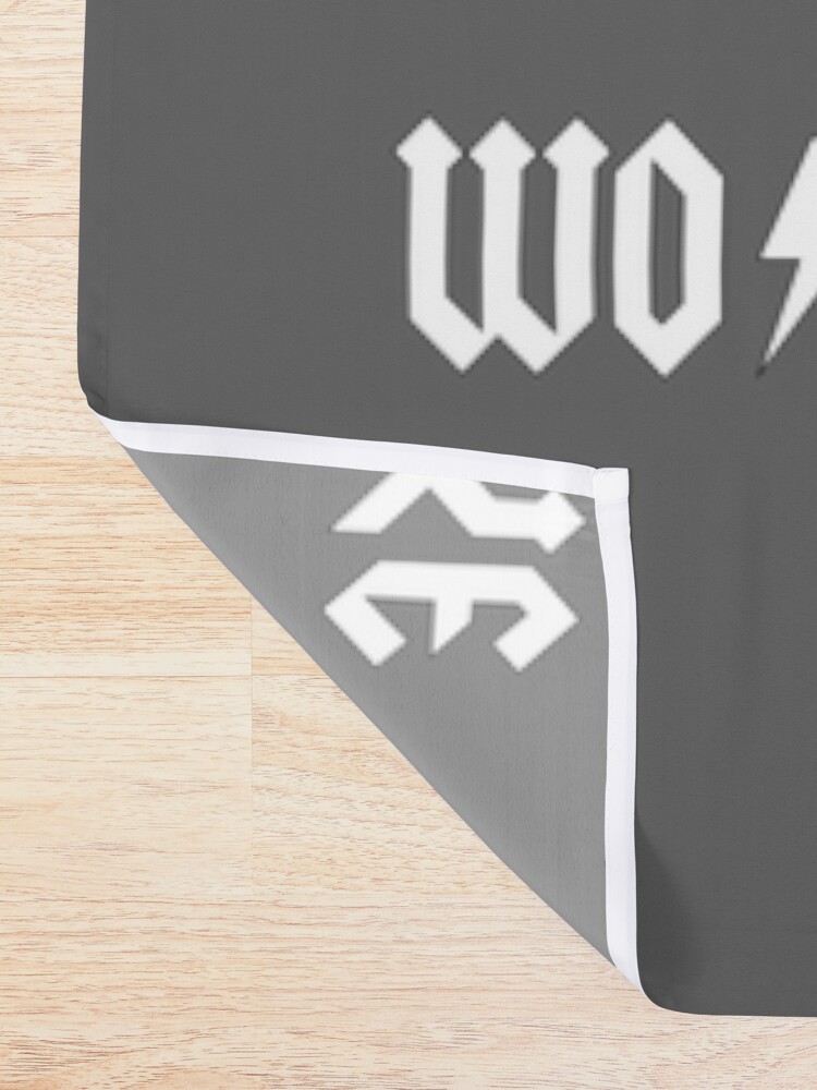 "WOKE - AC / DC-Ausführung" Duschvorhang von mymainmandeebo | Redbubble