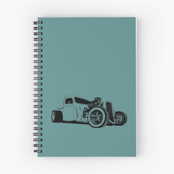 Item preview, Ford Model A Hotrod Pickup - stylized black on light background  designed and sold by mal-photography.