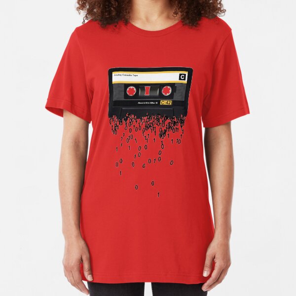 The death of the cassette tape. Slim Fit T-Shirt