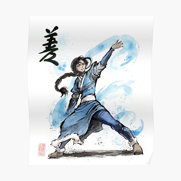 Katara from Avatar TV series Poster