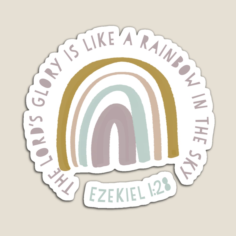 Ezekiel 1:28 Sticker for Sale by annafroli