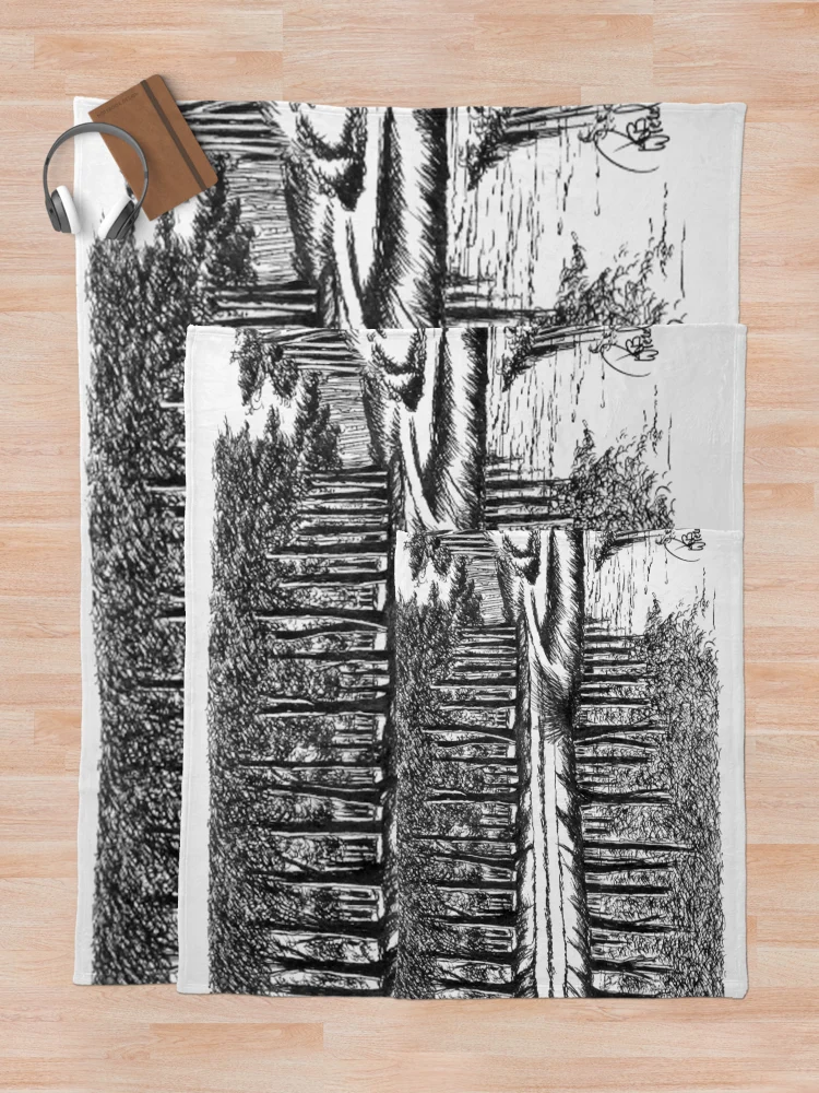 Thumbnail 5 of 6, Throw Blanket, Reflections designed and sold by ROB51.