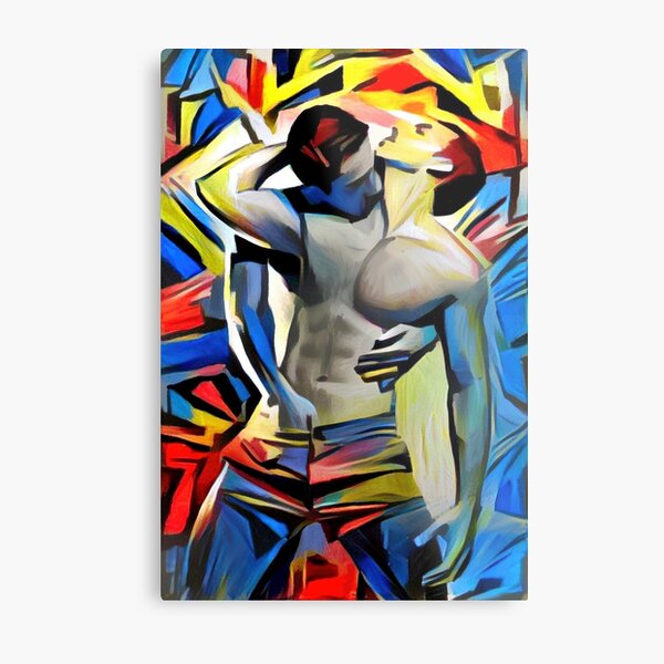 Technicolor Tea Dance Metal Print