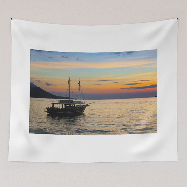 Item preview, Sunset off the coast HiRes Photography designed and sold by PODLizardWizard.