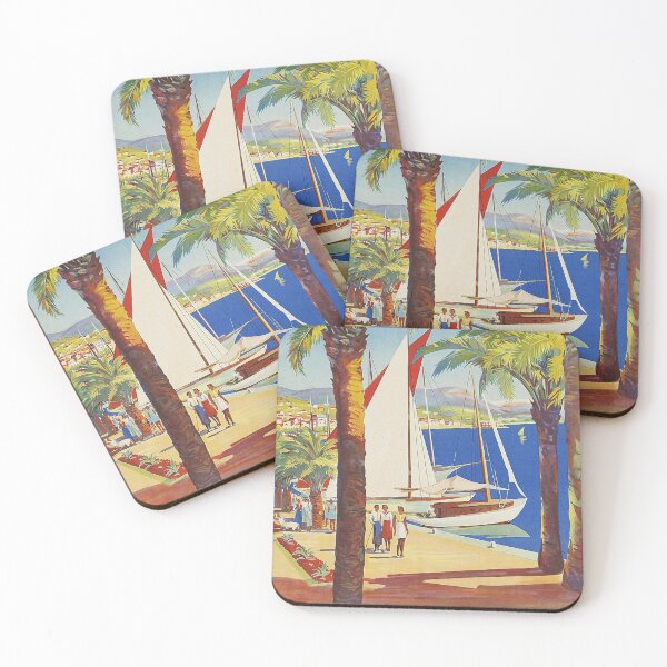 Item preview, Bandol France Vintage Travel Poster designed and sold by vintagevivian.