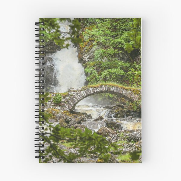Item preview, Old Japanese waterfall crossing bridge designed and sold by PODLizardWizard.