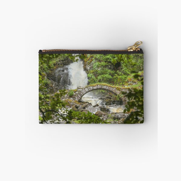 Item preview, Old Japanese waterfall crossing bridge designed and sold by PODLizardWizard.
