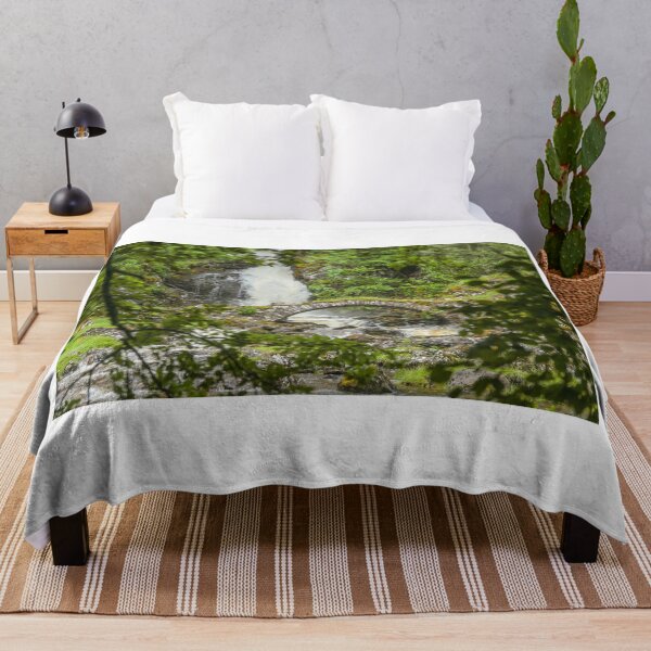 Item preview, Old Japanese waterfall crossing bridge designed and sold by PODLizardWizard.