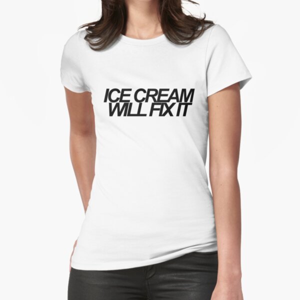 Eis wird es reparieren - Schwarz Tailliertes T-Shirt