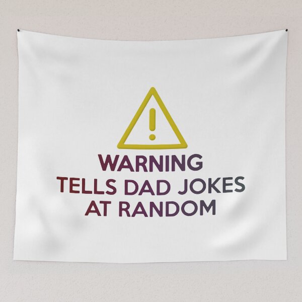 Item preview, Warning Tels Dad Jokes At Random - Funny Awesome Dad  designed and sold by NibbledGang.