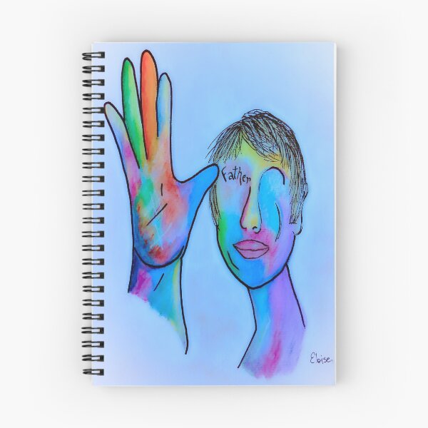 Item preview, ASL Father in Blue Overtones designed and sold by EloiseArt.