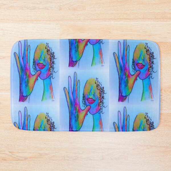 Item preview, ASL Mother in Blue Overtones designed and sold by EloiseArt.