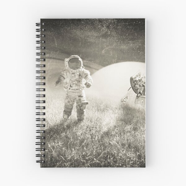 Item preview, HiRes Astronaut Space Landing Sepia Digital Artwork designed and sold by PODLizardWizard.
