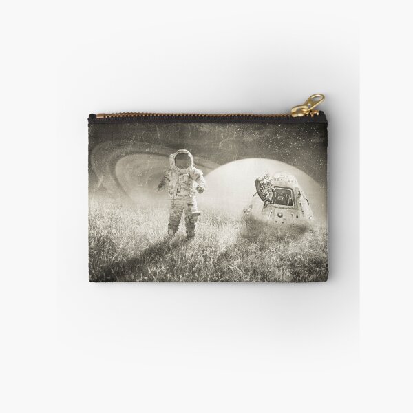 Item preview, HiRes Astronaut Space Landing Sepia Digital Artwork designed and sold by PODLizardWizard.
