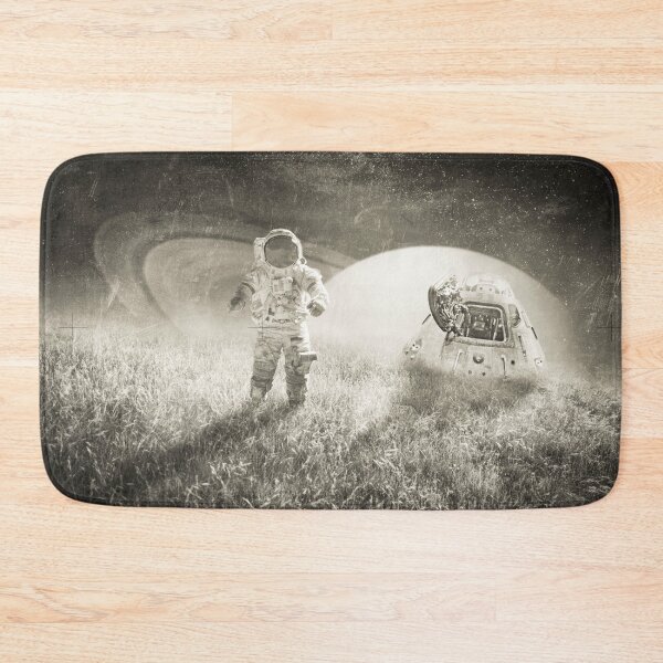 Item preview, HiRes Astronaut Space Landing Sepia Digital Artwork designed and sold by PODLizardWizard.
