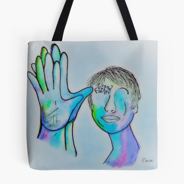 Item preview, ASL Grandfather in Blue Overtones designed and sold by EloiseArt.