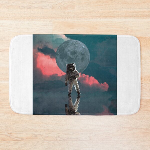 Item preview, Astronaut Reflecting Pool Outerspace Artwork designed and sold by PODLizardWizard.
