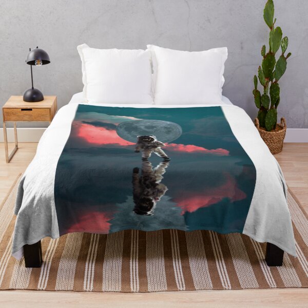 Item preview, Astronaut Reflecting Pool Outerspace Artwork designed and sold by PODLizardWizard.
