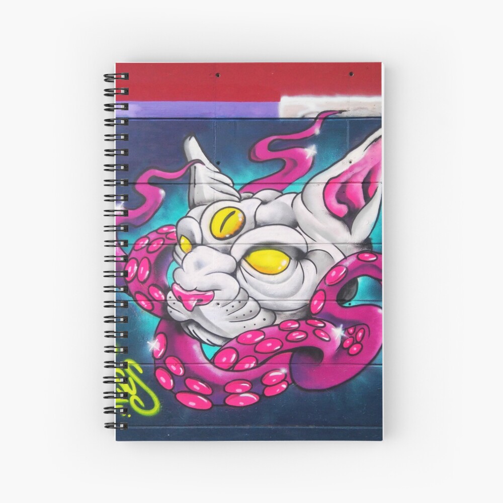 "Creepy Artwork" Spiral Notebook by sunilbhar Redbubble