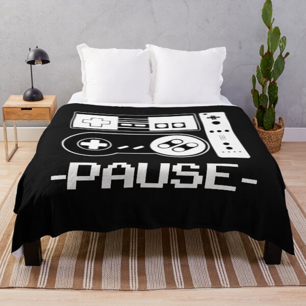 Item preview, Pause- Retro 80s Video Game Gamer designed and sold by C0SMICALCHEMY.