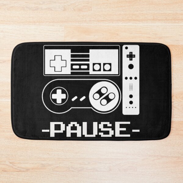 Item preview, Pause- Retro 80s Video Game Gamer designed and sold by C0SMICALCHEMY.