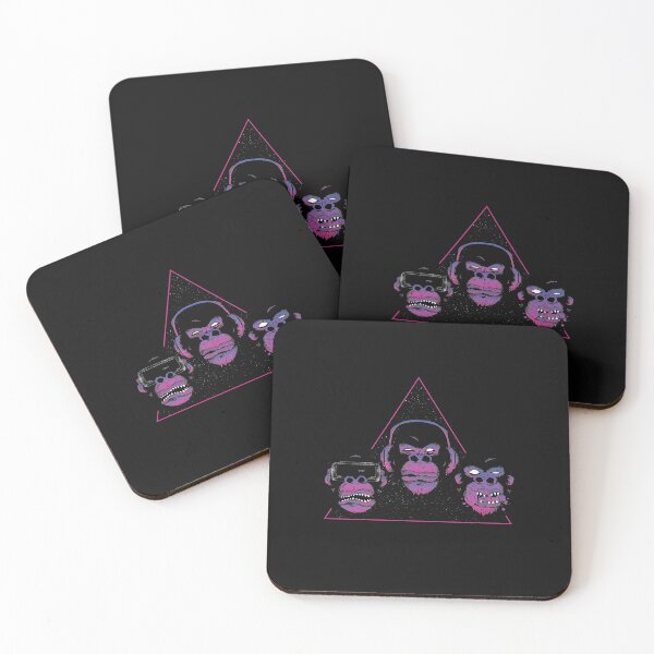 Item preview, three cool monkeys, gorilla designed and sold by DerSenat.