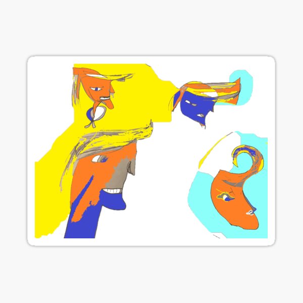 Angles of Donald Trump Sticker
