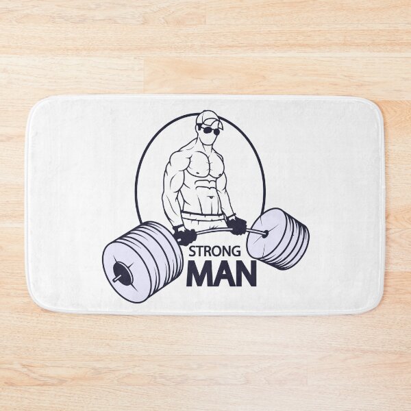 Item preview, Strongman Barbell Curl Dead lift Bodybuilder Natural Muscle Physique designed and sold by 108dragons.