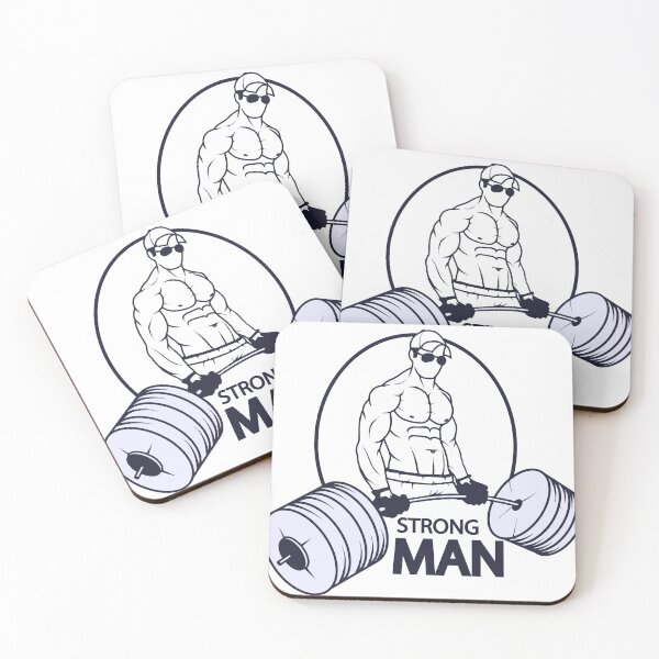 Item preview, Strongman Barbell Curl Dead lift Bodybuilder Natural Muscle Physique designed and sold by 108dragons.