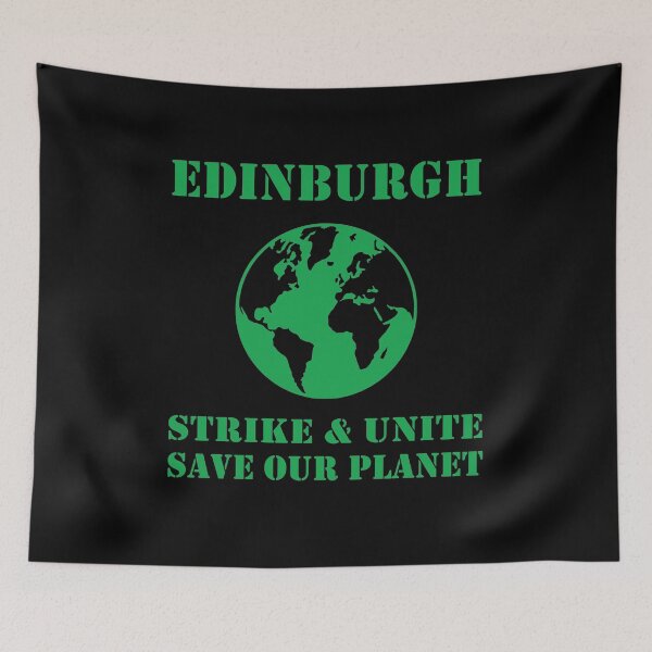 Item preview, EDINBURGH YOUNG CLIMATE STRIKERS SAVE OUR PLANET designed and sold by PoshJocks.