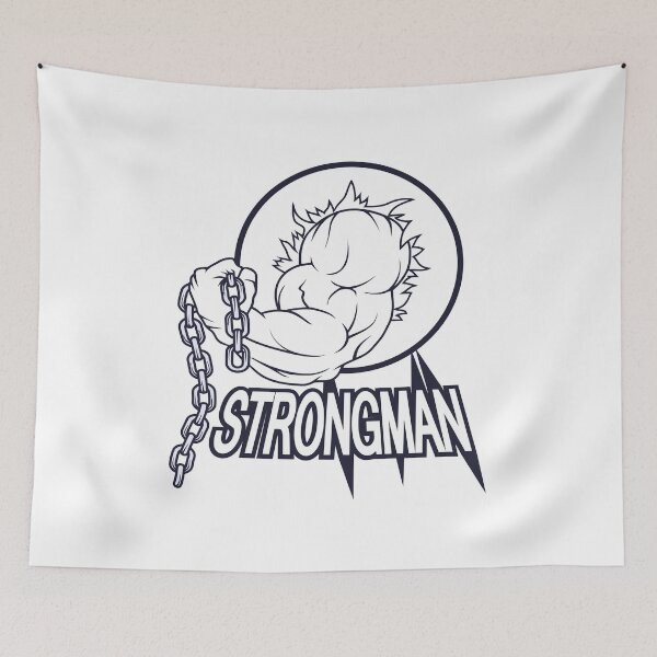 Item preview, Strongman Unchained Strength Bodybuilder Natural Muscle Physique designed and sold by 108dragons.