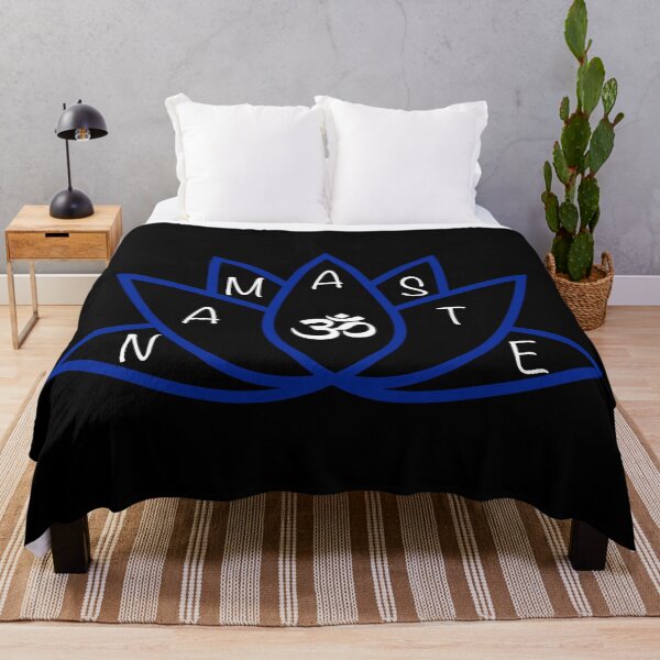 Item preview, Namaste Yoga Lotus Flower Om Design designed and sold by KleinJenny.