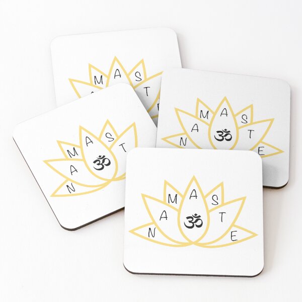 Item preview, Namaste Yoga Lotus Flower Om Design designed and sold by KleinJenny.