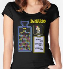 Dr.Mario NES Women's Fitted Scoop T-Shirt