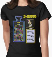 Dr.Mario NES Women's Fitted T-Shirt