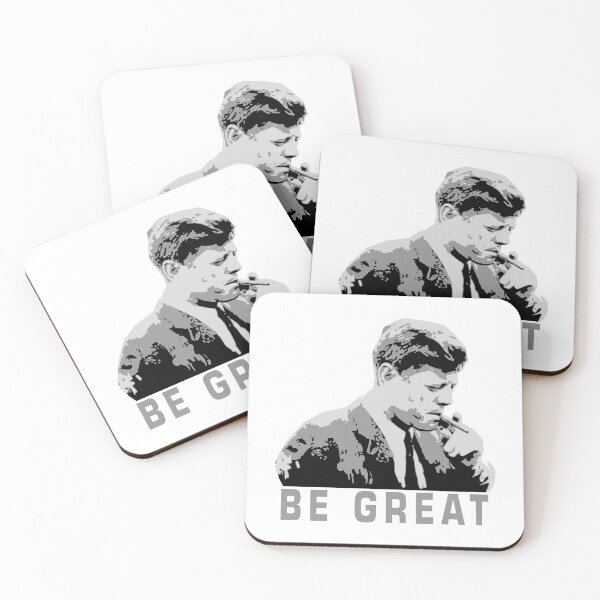 Item preview, John f Kennedy Smoking - Be Great designed and sold by NibbledGang.