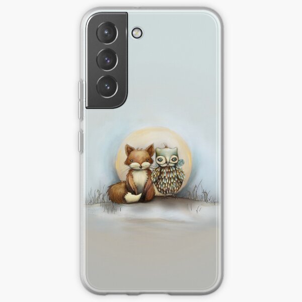 fox and owl Samsung Galaxy Soft Case