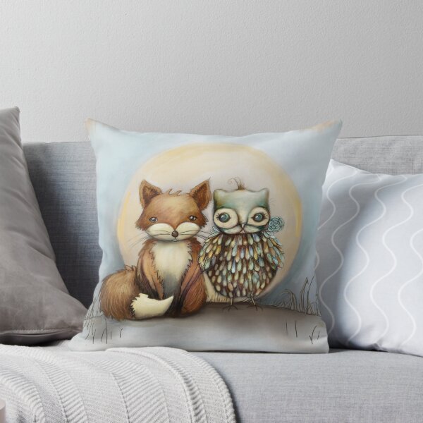 Item preview, fox and owl designed and sold by Karin Taylor.