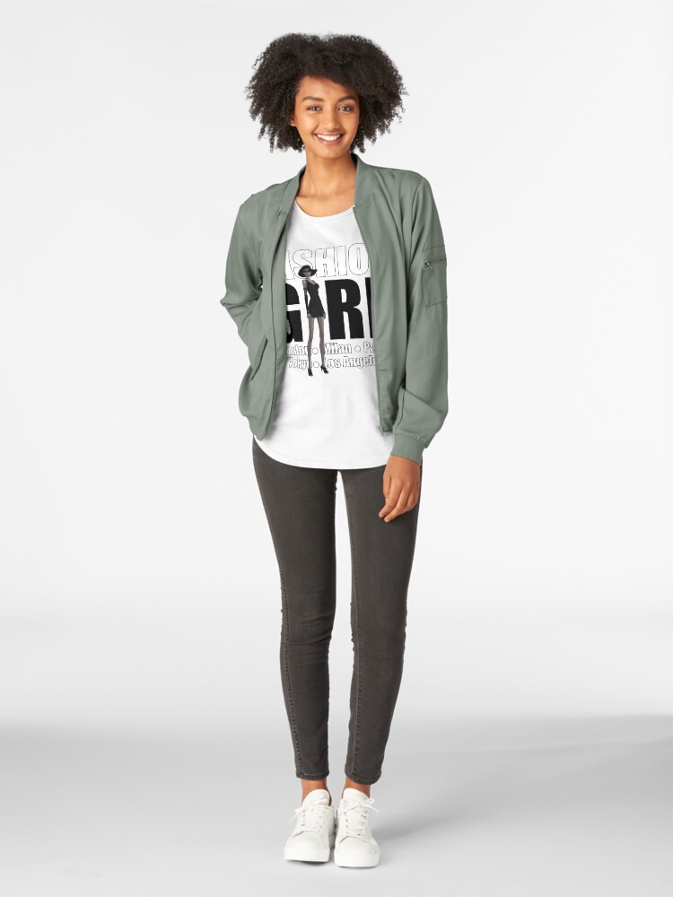 Alternate view of Fashion Girl Premium Scoop T-Shirt