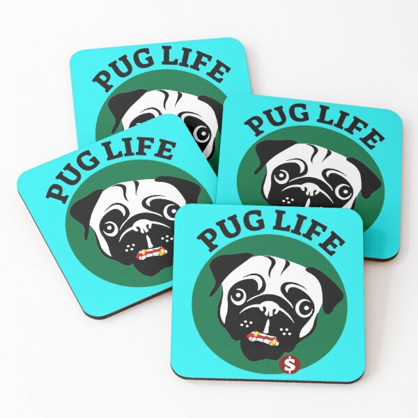 Aperçu de l'œuvre Pug Life - Amoureux des chiens Pug - T-shirt Pug - T-shirt Fun Pug - T-shirt Funny Pug - Eleveur Pug - Cute Pugs créée et vendue par happygiftideas.