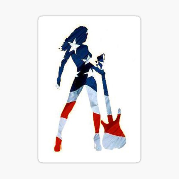 American Woman Sticker