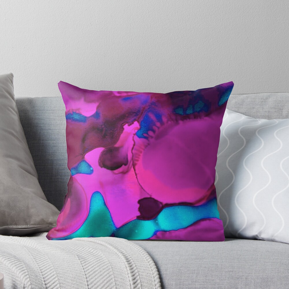 Item preview, Throw Pillow designed and sold by wowpatterns.