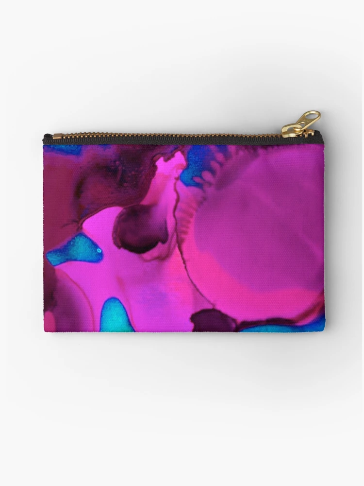 Thumbnail 1 of 4, Zipper Pouch, Neon Ink designed and sold by wowpatterns.
