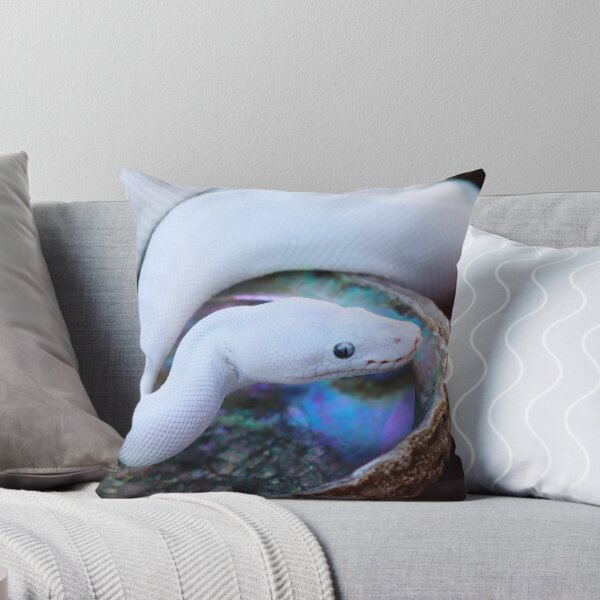 Item preview, Abalone iridescence and a white snake  designed and sold by dragongirl222.